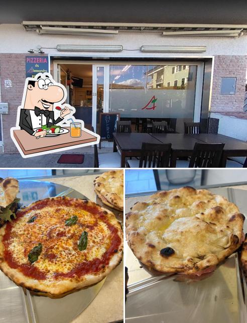 La immagine della cibo e interni di Pizzeria da Alessandro