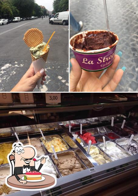 La Strega Nocciola - Roma Piazza di Spagna serve un'ampia varietà di dessert