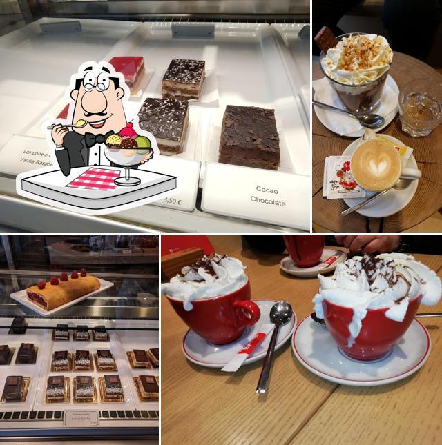 Loacker Café Trento serve un'ampia selezione di dessert