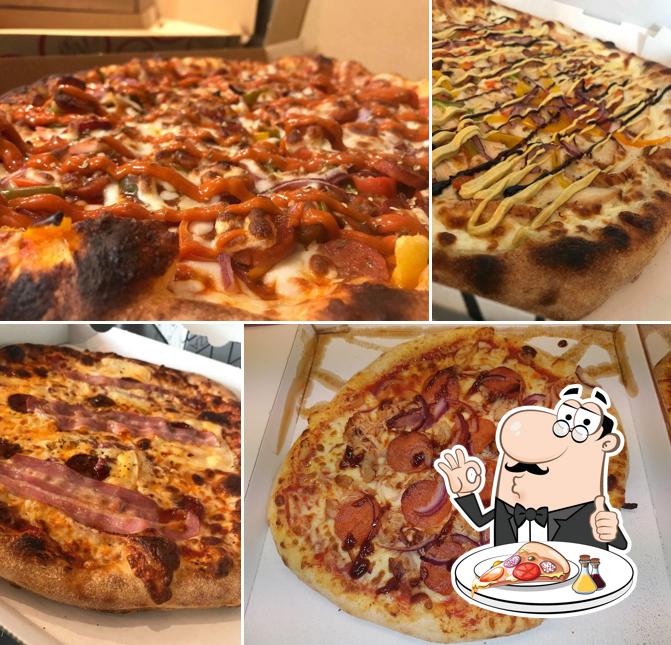 A Five Slice Pizza, vous pouvez prendre des pizzas