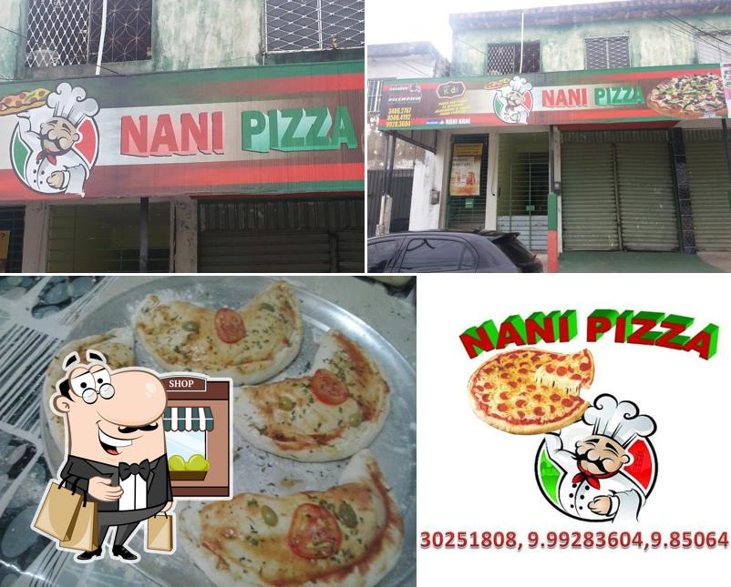 O exterior do Nani Pizza