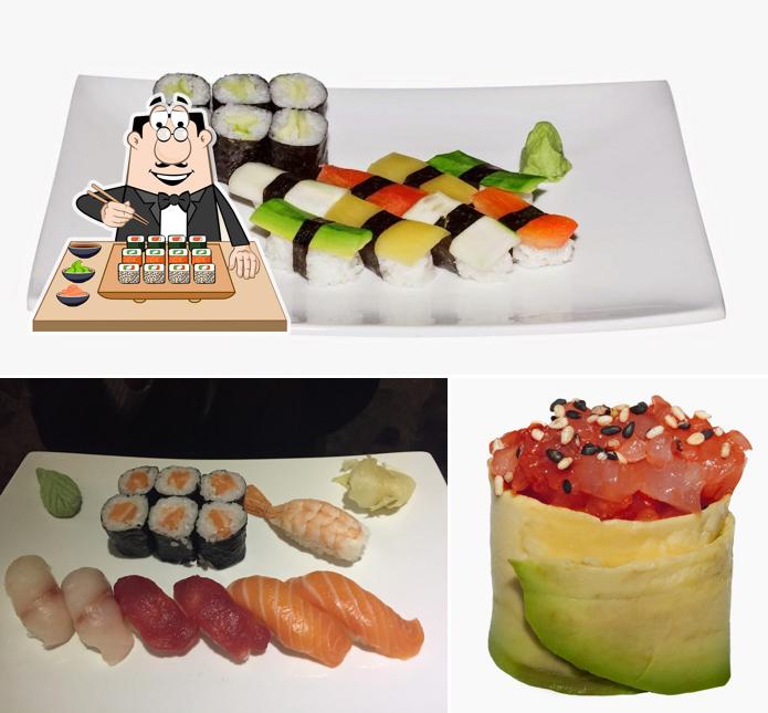 Prova le diverse opzioni di sushi