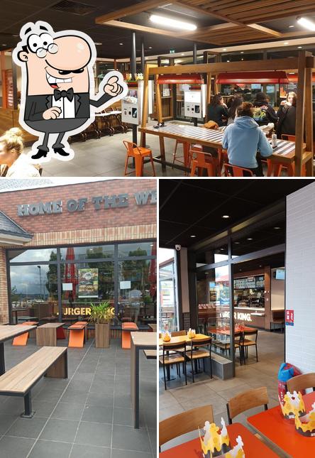 L'intérieur de Burger King