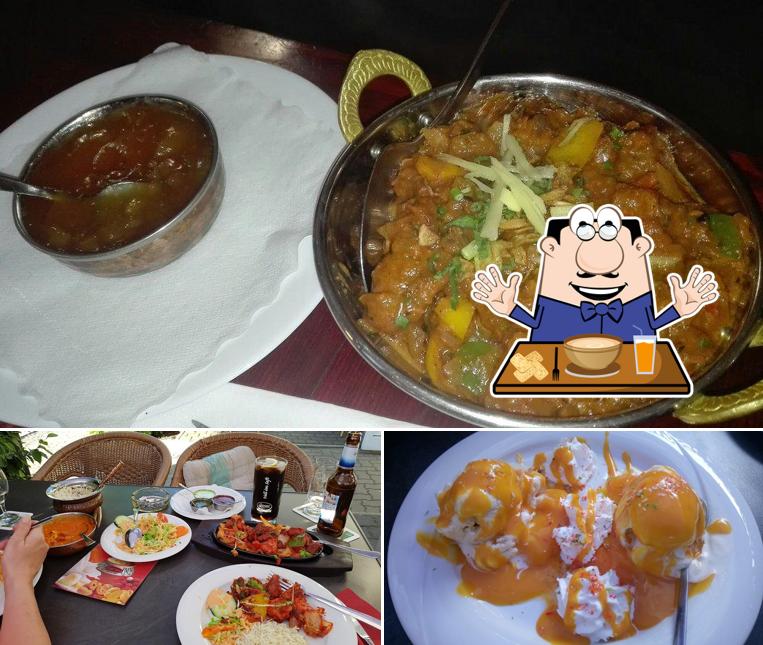 Comida en Indisches Restaurant Goa