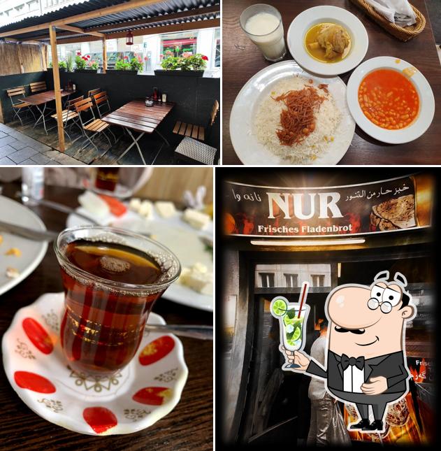 Enjoy a drink at Nur Restaurant