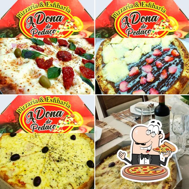 Попробуйте пиццу в "Pizzaria A Dona do Pedaço"