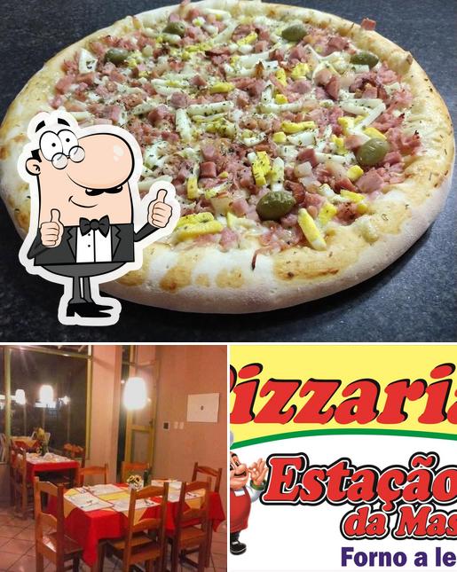 Here's a pic of Pizzaria Estação da Massa Delivery