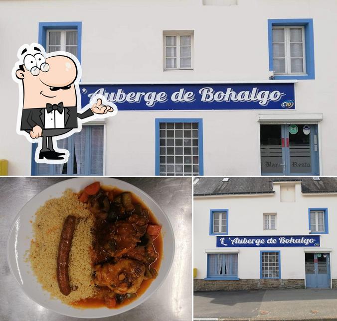 Vérifiez l’image représentant la intérieur et nourriture concernant L'Auberge de Bohalgo