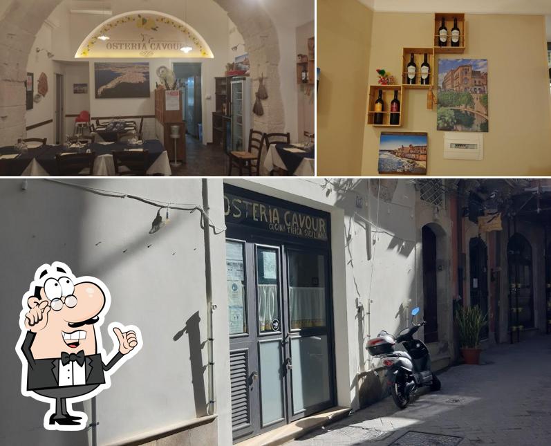 Dai un'occhiata agli interni di Osteria Cavour