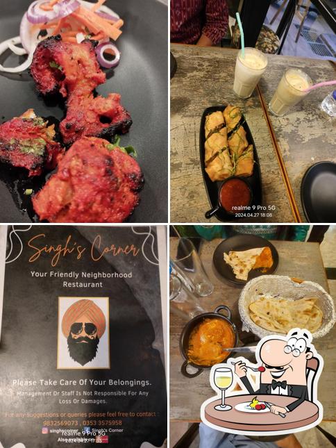 Food at Singh's Corner