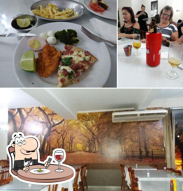 O Restaurante Bifão se destaca pelo comida e interior