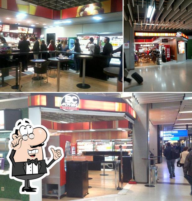 O interior do Bc Express Food & Beverage