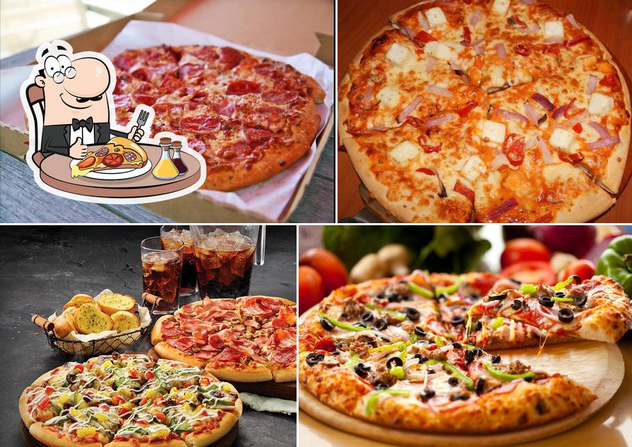 Pick different kinds of pizza