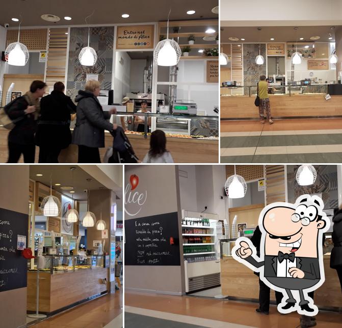 Gli interni di Alice Pizza Cuneo - Centro commerciale Grande Cuneo