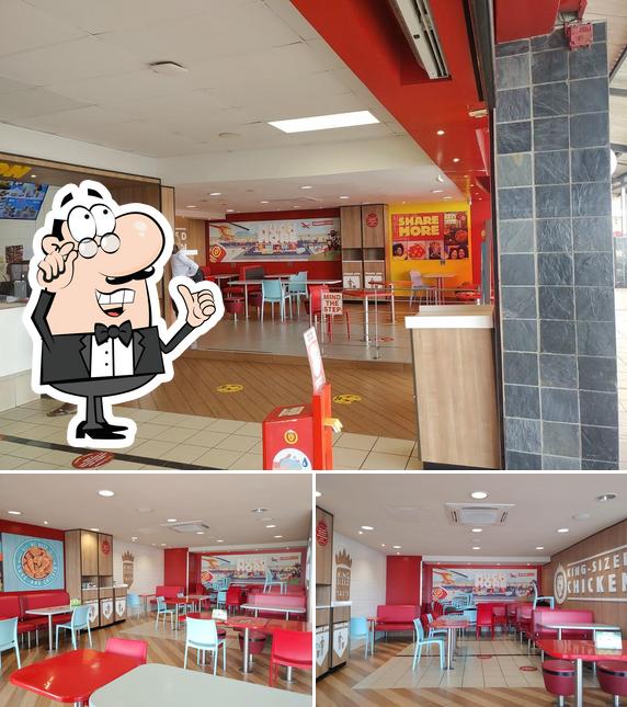 L'intérieur de Hungry Lion Amalinda Mall