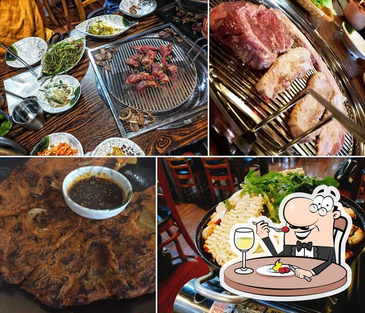 Comida en KOREAN BBQ VILLAGE GROUP