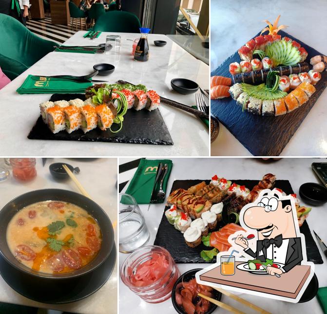 Блюда в "Wakame Sushi"