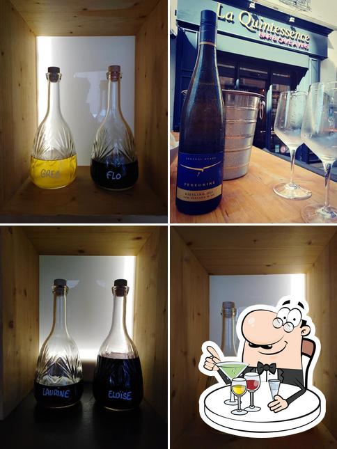 La Quintessence - Bar & Cave à Vins serves alcohol