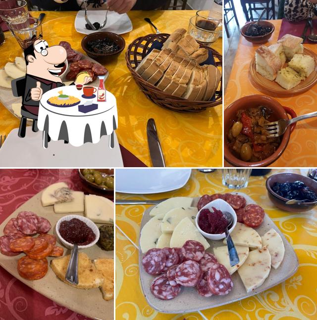 Piatto di formaggi al Agriturismo Monte Criscione