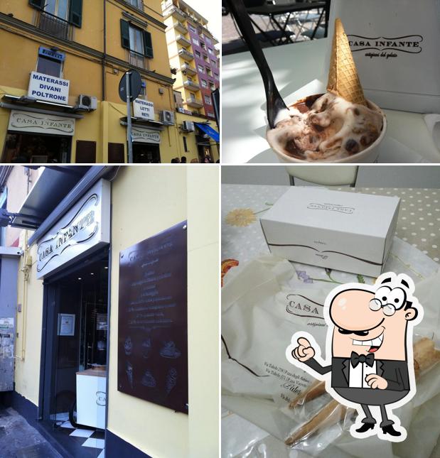 Gli interni di Casa Infante Gelateria