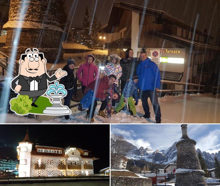 Goditi la vista dall'area esterna di Pizzeria La vecchia Fornace