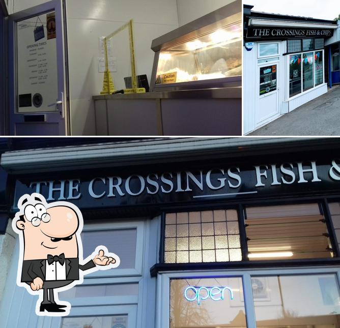 The interior of The Crossings Fish & Chips