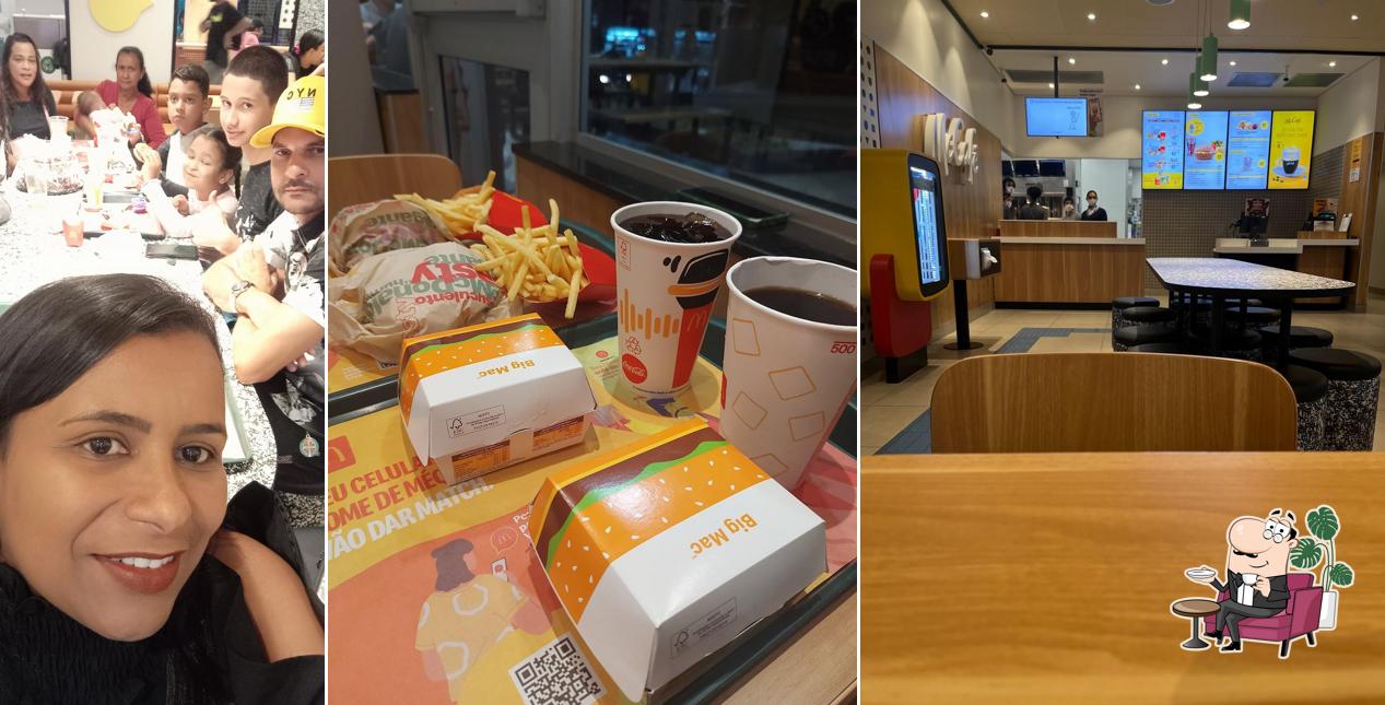 O interior do McDonald's