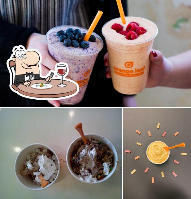 Las fotos de comida y bebida en Orange Leaf Frozen Yogurt