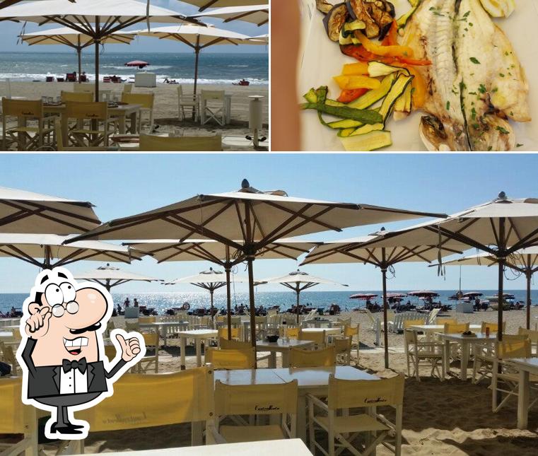 La foto della interni e cibo di Controvento Fregene