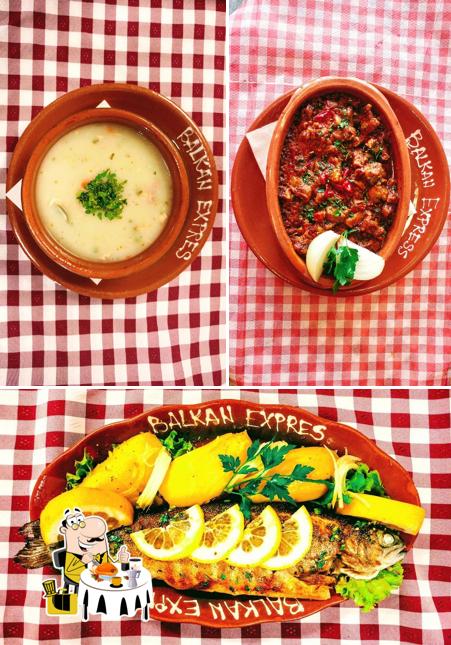 Meals at Balkan Express Restaurant