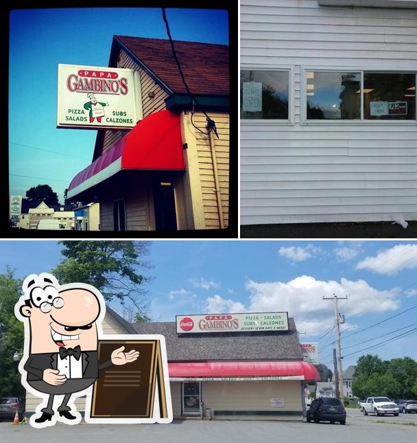 The exterior of Papa Gambino's