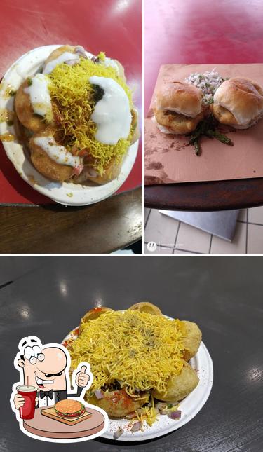 Get a burger at Kailas Bhel