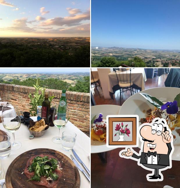 Questa è la immagine che mostra la interni e esterno di Osteria dell'Accademia