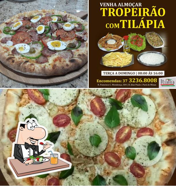 Comida em Pizzaria, Choperia e Restaurante Itália