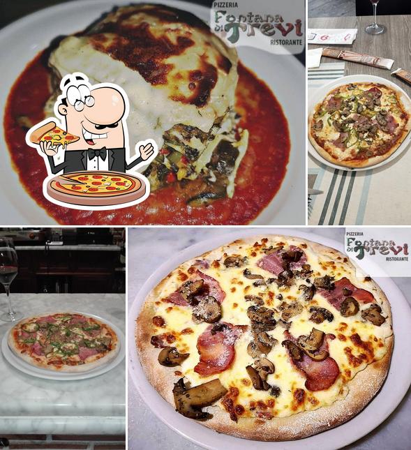 Elige una pizza en Restaurante Fontana di Trevi Don Benito