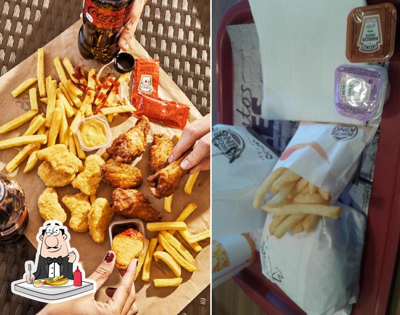 Order fries at Burger King Quinta do Conde