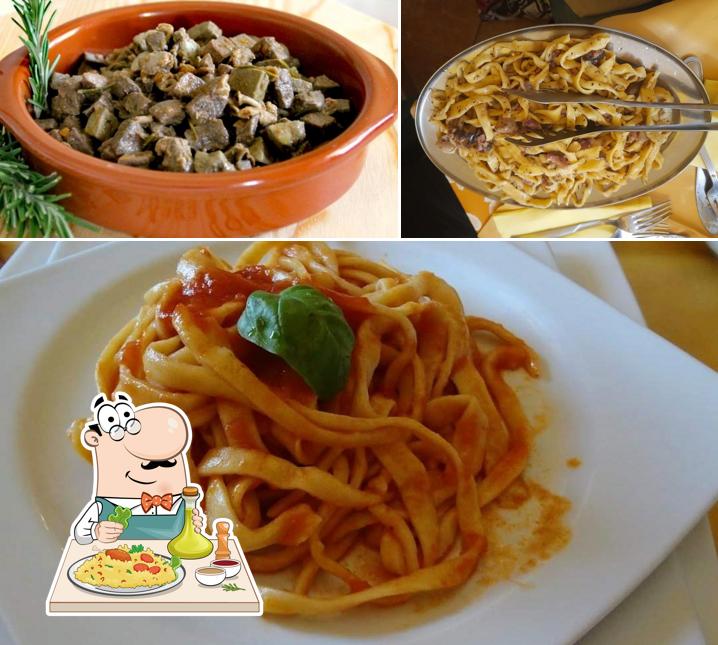 Platti al Ristorante Il Girasole. Tagliacozzo - Poggio Filippo (AQ),-