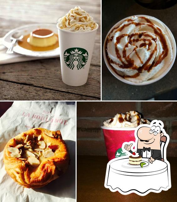 Starbucks sert une variété de plats sucrés