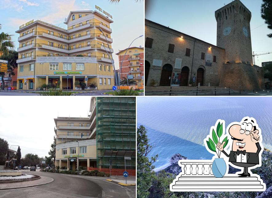 Gli esterni di Hotel Mondial Porto Recanati