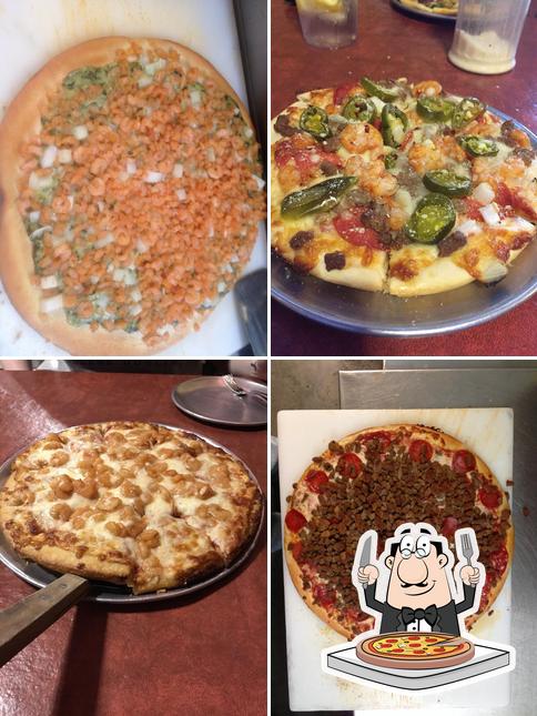 Pick different types of pizza