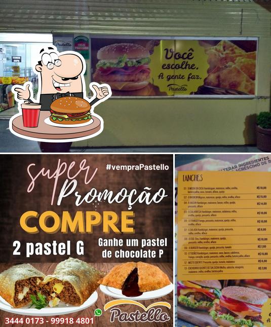 Consiga um hambúrguer no Pastello Restaurante e Pastelaria