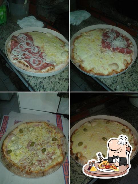 Consiga diferentes tipos de pizza