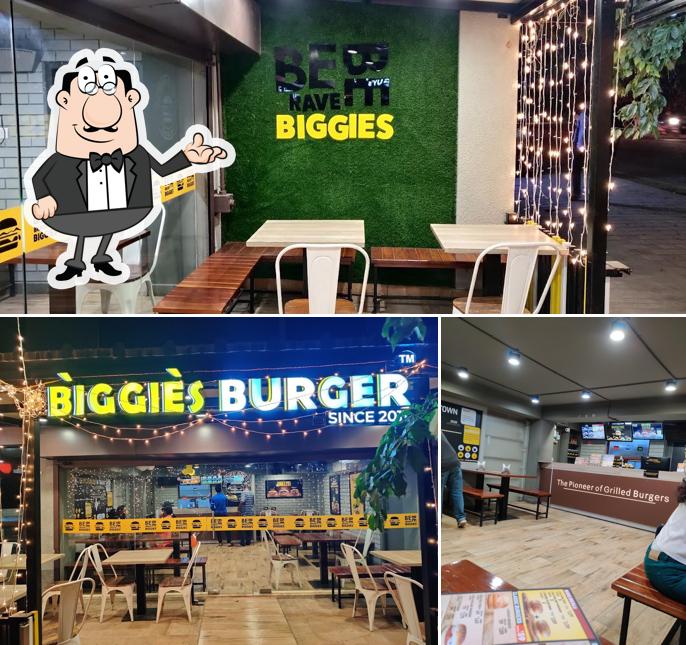 The interior of Biggies Burger : HSR (Bangalore)