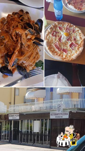 Questa è la foto che presenta la cibo e esterno di Ristorante "Christian"