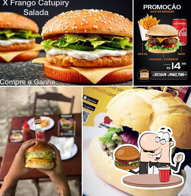 Peça um hambúrguer no Master Burger