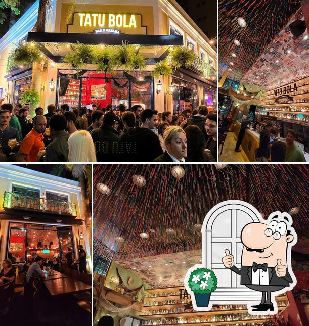 O exterior do Tatu Bola Bar