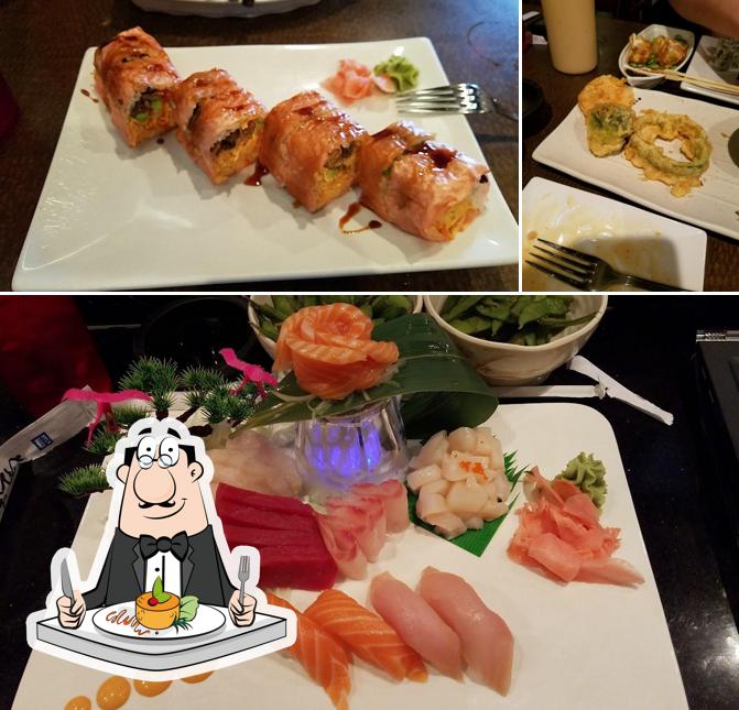 Еда в "Umi Japanese Steakhouse & Sushi Bar"