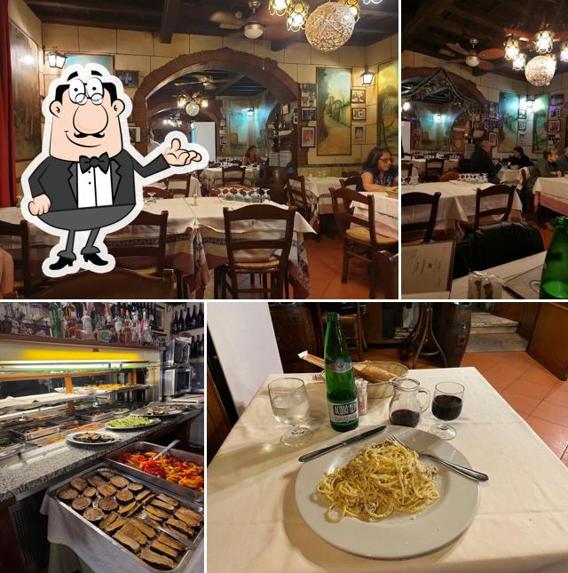 Gli interni di Capo de Fero Roma