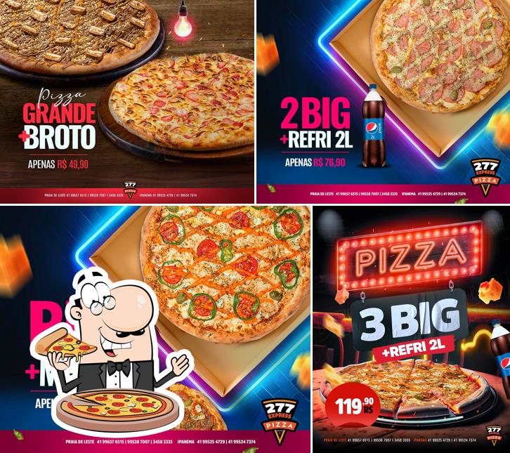 Consiga diversos variedades de pizza