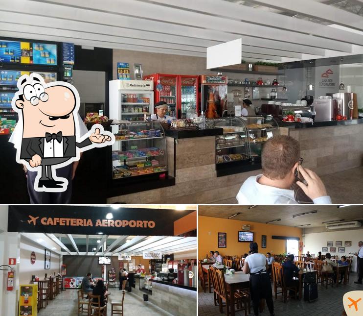 O interior do Restaurante Aeroporto São José do Rio Preto